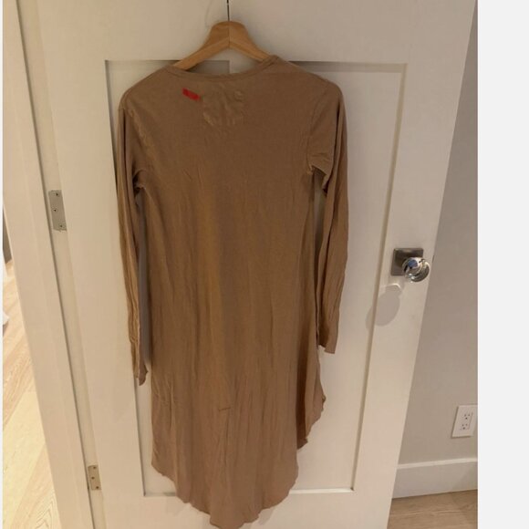 Frank & Eileen NWOT Brown hi low Long Sleeve Top xs - Picture 2 of 5